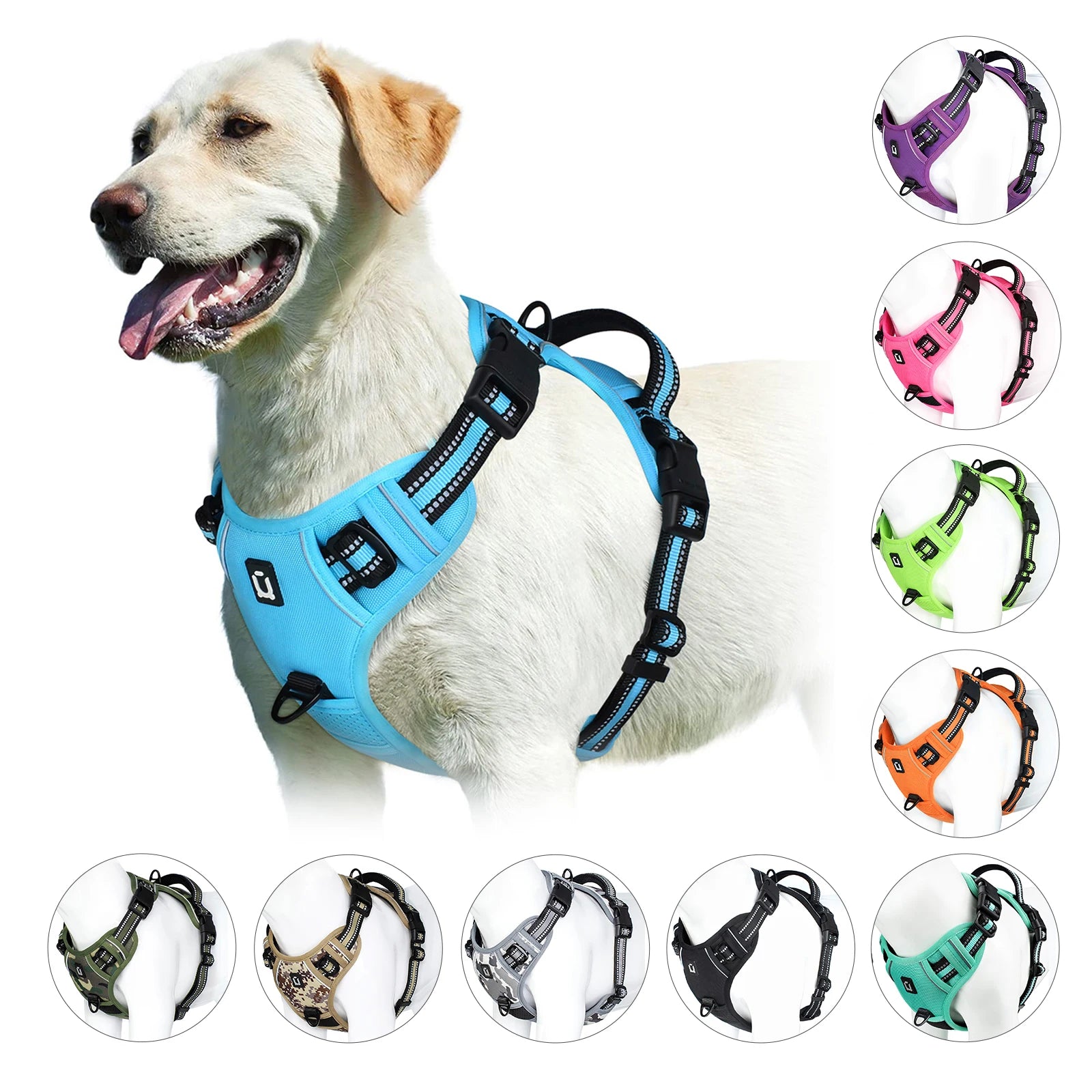No Pull Dog Harness with Control Handle