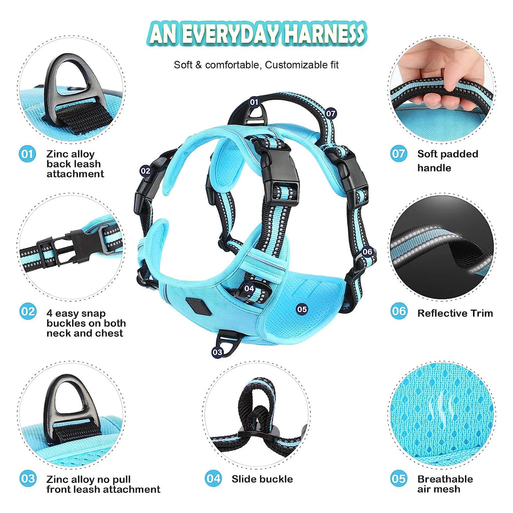 No Pull Dog Harness with Control Handle