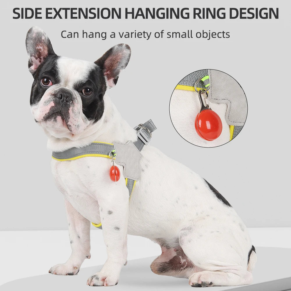 Reflective No Pull Dog Harness – Adjustable Soft Vest for Small & Medium Dogs