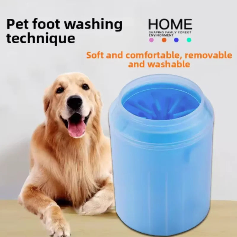 Portable Dog Paw Cleaner Cup – Soft Silicone Paw Washer for Small, Medium & Large Dogs