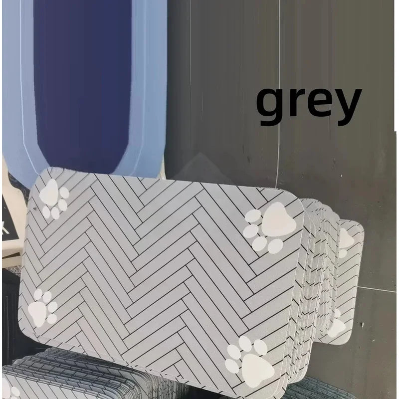 Absorbent Waterproof Pet Feeding Mat – Non-Slip Food & Water Bowl Mat for Dogs & Cats