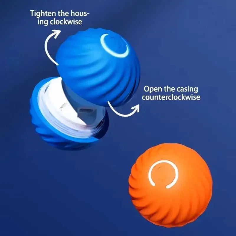 USB Interactive Rolling Dog Ball – Automatic Smart Moving Toy