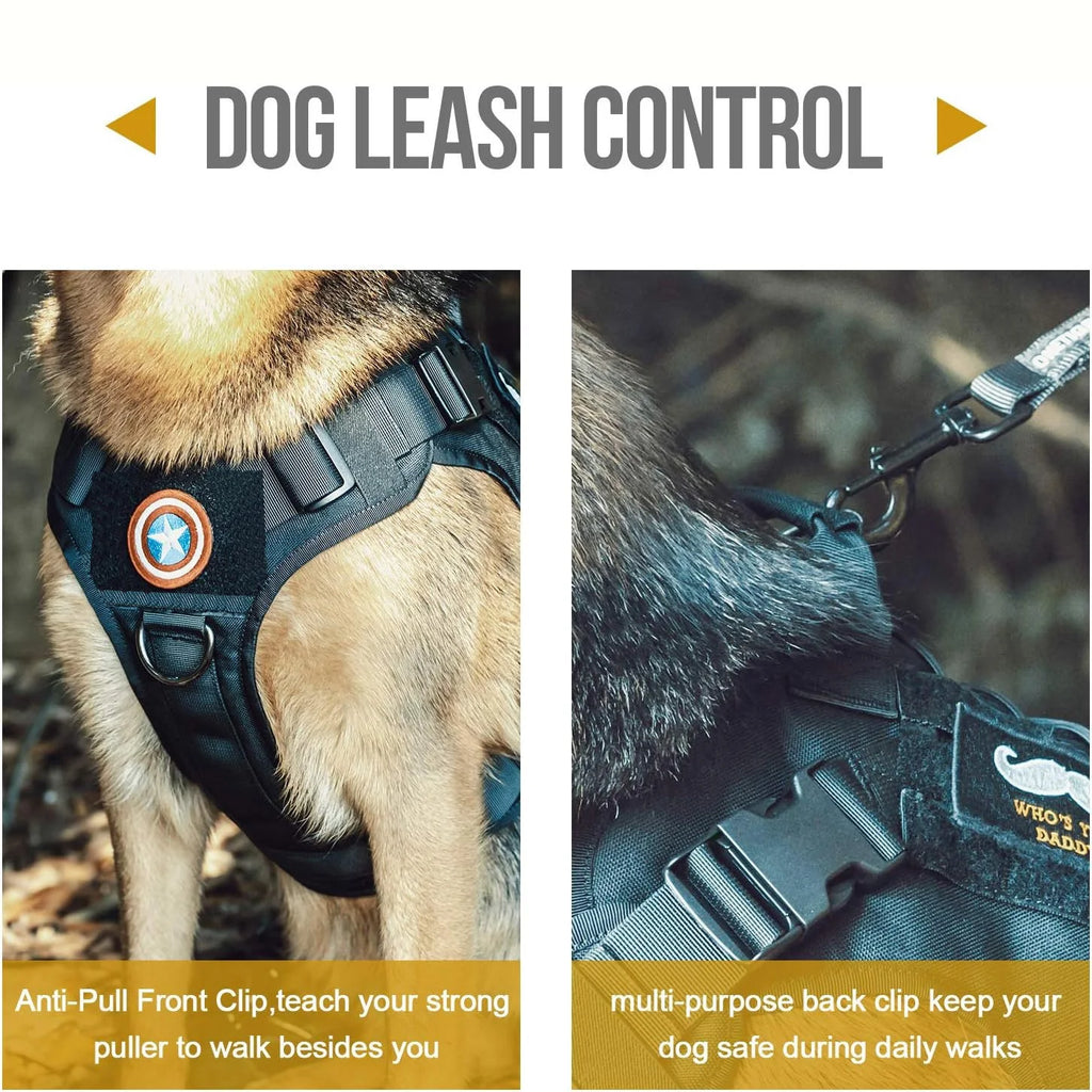 Tactical No-Pull Dog Harness with Control Handle