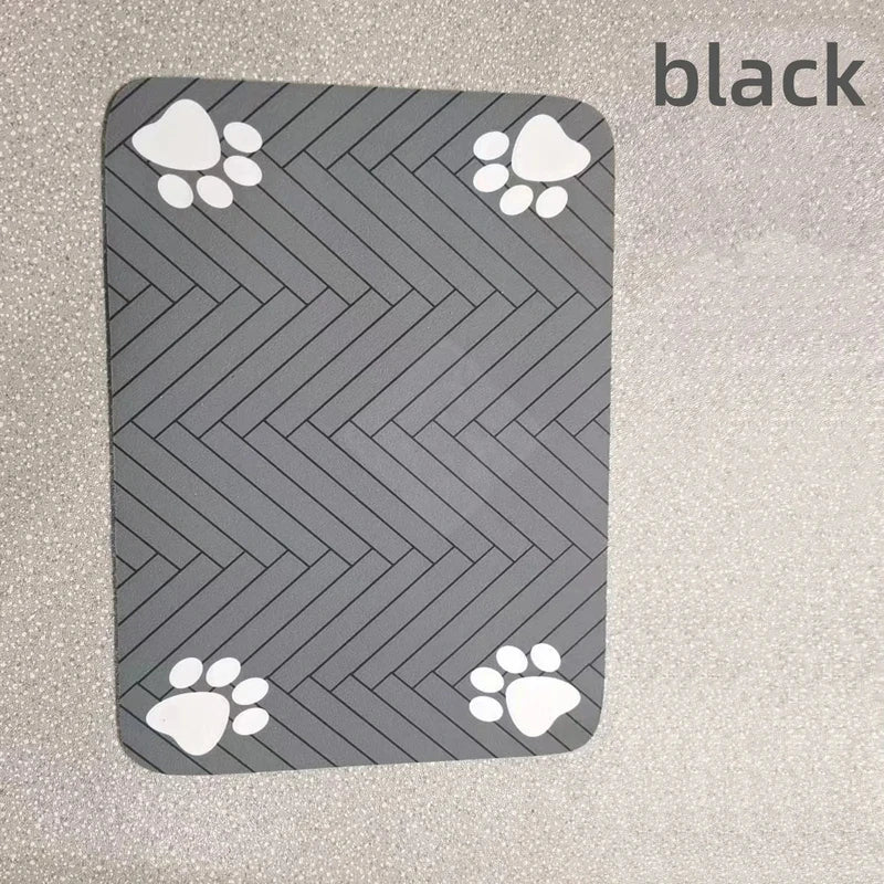 Absorbent Waterproof Pet Feeding Mat – Non-Slip Food & Water Bowl Mat for Dogs & Cats