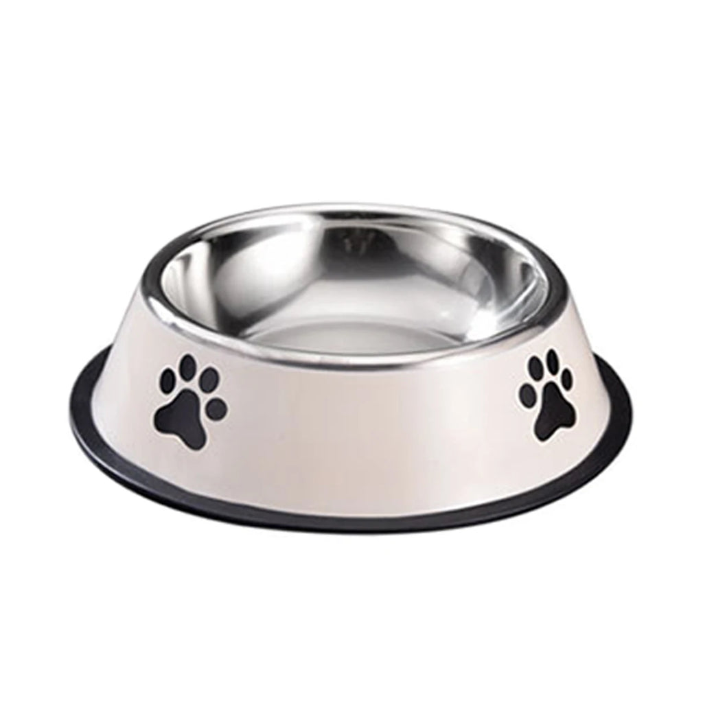 Stainless Steel Dog Bowl – Non-Slip Food & Water Bowl for Dogs & Cats