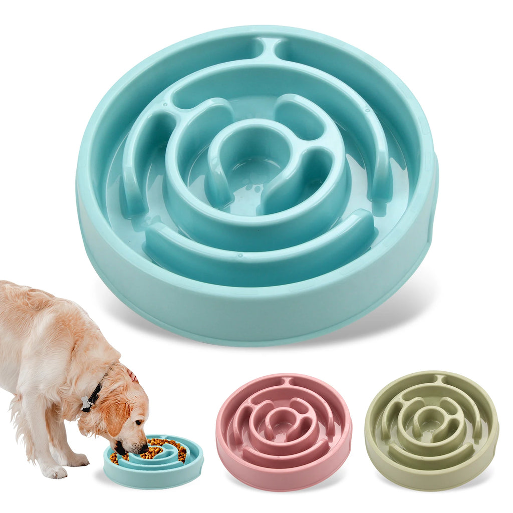 Slow Feeder Pet Bowl – Anti-Choking Non-Slip Dog Feeding Dish