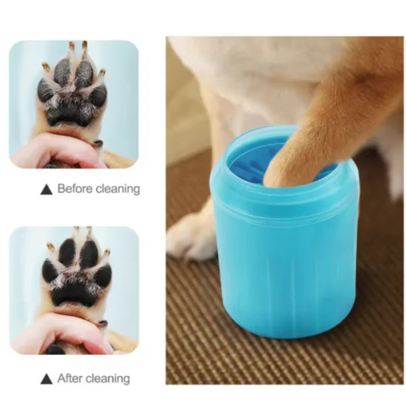 Portable Dog Paw Cleaner Cup – Soft Silicone Paw Washer for Small, Medium & Large Dogs
