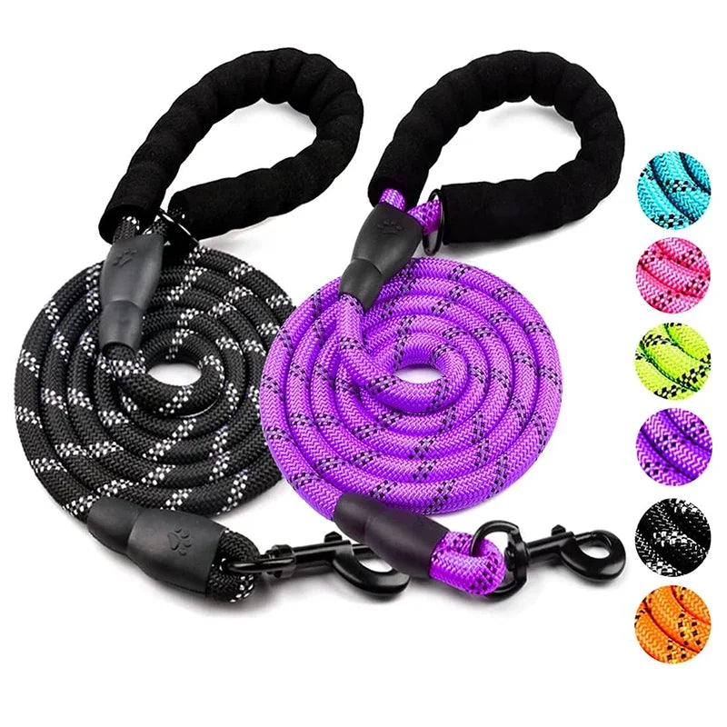 Heavy Duty Reflective Dog Leash Strong Training Lead
