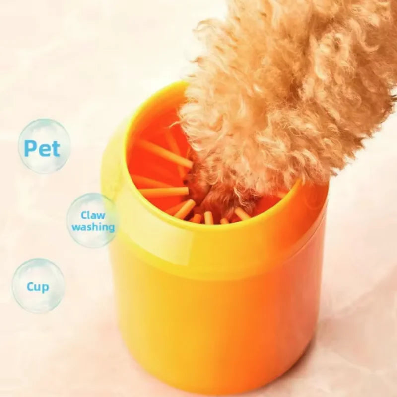 Portable Dog Paw Cleaner Cup – Soft Silicone Paw Washer for Small, Medium & Large Dogs