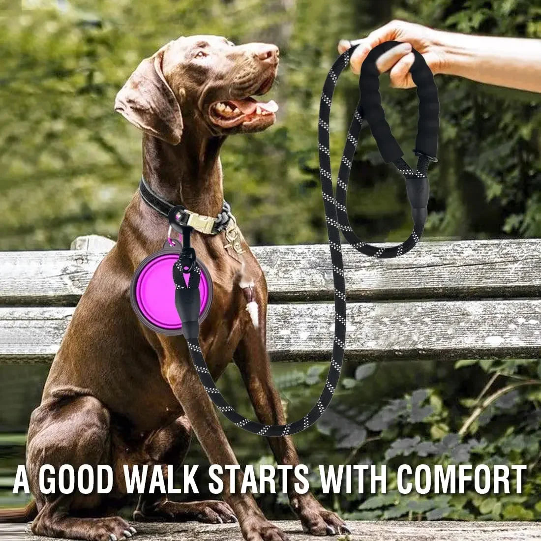 Heavy Duty Reflective Dog Leash Strong Training Lead